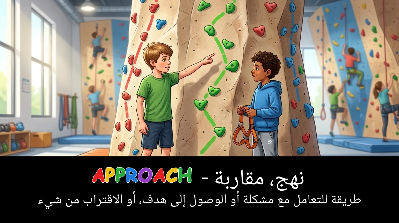 Arabic Illustration for approach